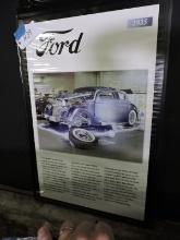 Framed Poster / Ford - 1935 / 24" X 36"