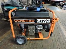 GENERAC GP7000E Gasoline-Powered 7000 Watt Generator / Like New Condition