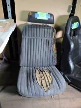 Single Bucket Seat with Head Rest for 1968 to 1972 Chevelle, Original - Good Cond.