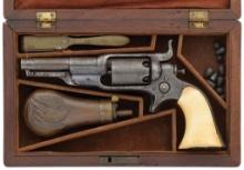 Cased Factory Engraved & Inscribed Colt Model 1855 Root Revolver