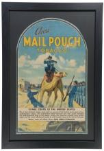 Framed Bloch Brothers Tobacco Co. Mail Pouch Chew Tobacco Poster