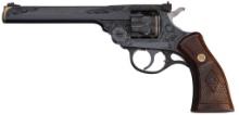 Engraved Harrington & Richardson Sportsman Revolver
