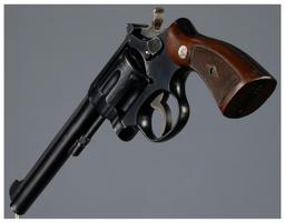 Smith & Wesson K-22 Double Action Revolver with Rosewood Grips