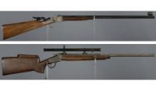 Two Single Shot Rifles