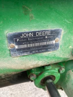 JOHN DEERE 7810 TRACTOR