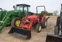BRANSON 4815R 4WD ROPS W/ LDR AND BUCKET AND BACKHOE ATTACHMENT