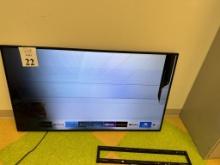 SAMSUNG 55" TV (TESTED, POWERS ON)