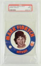Vintage 1978 Papa Gino's Pizza Discs #32 Mark Fidrych PSA 9 Mint