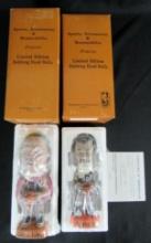 Lot (2) Sam Inc. NBA Ltd. Edition Ceramic Bobble Heads- Dennis Rodman, David Robinson