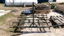 6 1/2'  SPRING TOOTH ADUSTABLE HARROW  w / hitch