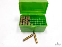 One Green Case-Guard 50 Case With 30-06 Brass