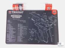 New Tekmat 11x17 Browning Hipower Schematic Gun Cleaning Mat