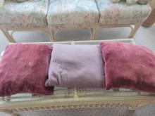 Burgendy Throw Pillows $1 STS
