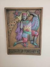 Vintage 90s Zodiac Sign Picture $1 STS