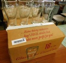 Originally Boxed Coca Cola Glasses - 12 16oz