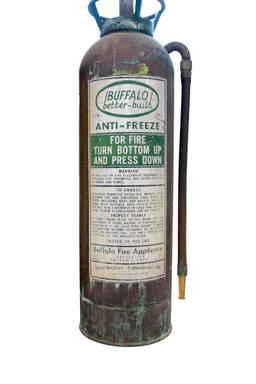"ABSOLUTE" (2) Brass Fire Extinguishers