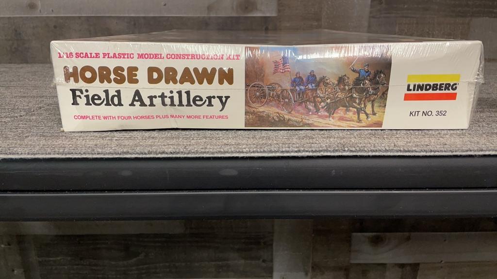 CIVIL WAR "HORSE DRAWN FIELD ARTILLERY" MODEL KIT