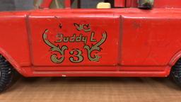 BUDDY L FIRE DEPARTMENT #3 CHIEFS CAR P-35