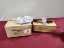 Sealed Cases, New, Supera THRM-55FP - 5-1/2in Long Dial Frothing Thermometer, Qty 6 - SS Lids