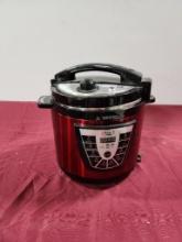 Tristar 8 Qt Pressure Cooker Model PPC772P, Red