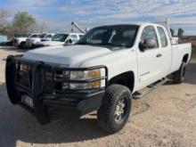 2011 CHEVY 2500 HD PICKUP TRUCK VN:1GC2KVCG2BZ465337 4x4, powered by 6.0L gas engine, equipped with