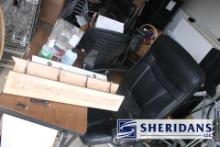 OFFICE CHAIRS & MORE: (5) OFFICE CHAIRS AND MORE AS SHOWN IN PHOTOS. S