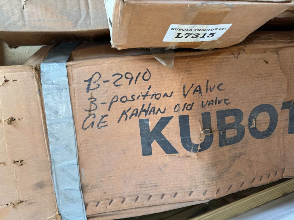 39 Pallet of Valves, Hydro Motors, Wipers, & More for Kubota