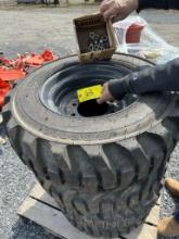 63 (4) Case 10-16.5 Tires on Rims