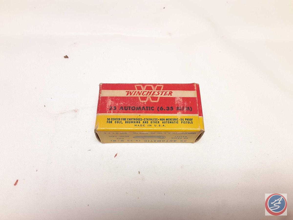 Approximately(50) rounds of Winchester 25 auto