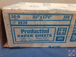 Sand Paper Sheets 2 3/4in x 17 1/2in (partial)