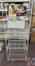 4 shelf wire rack 53 x 19 x 13 1/2