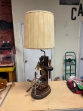 Nautical themed lamp