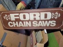 Ford Chain Saws Sign