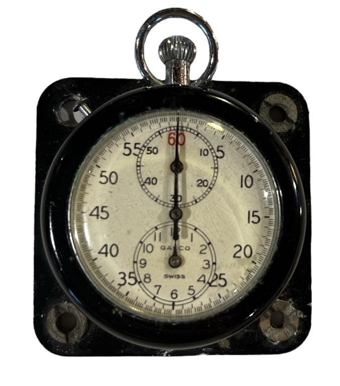Vintage Galco Mounted Stopwatch