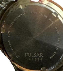 Vintage Men's Pulsar Quartz Alarm--Chronograph