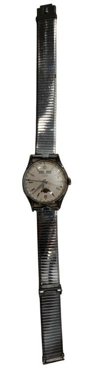 Vintage Men's Gallet Chronograph Watch--Engraved