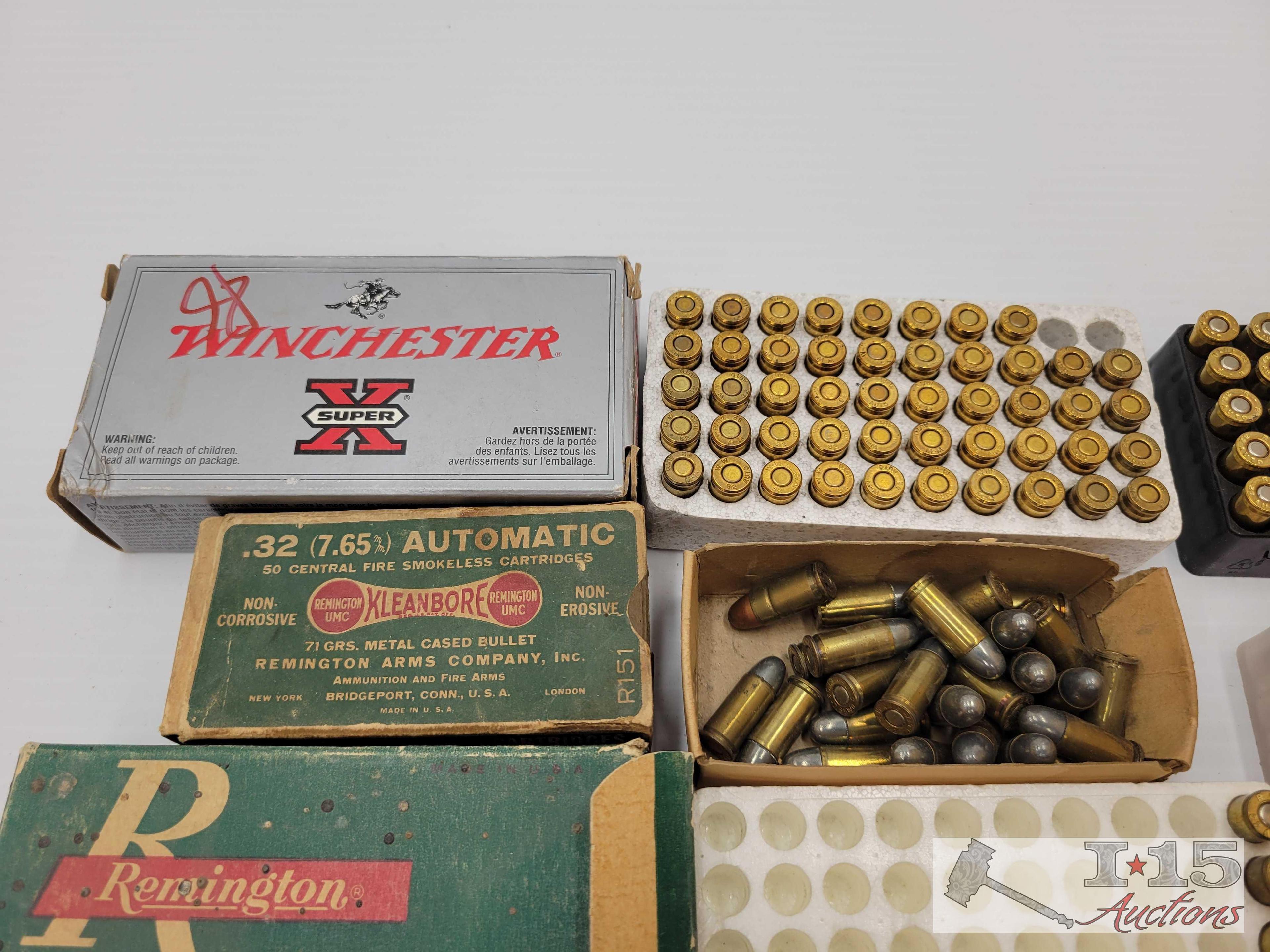 Approx 450 .32 Auto Rounds Ammo