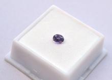 0.76 Carat Oval Cut Untreated Purple Sapphire