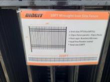 2024 Unused Diggit 10 FT Wrought Iron Site Fencing