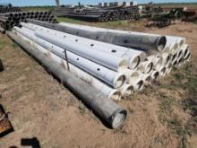 Group of PVC Irrigation Pipes...