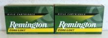 2 Full Vintage Boxes Remington Core-Lokt .30-40 Krag 180 gr. PSP Cartridges Ammunition...