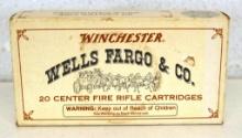 Full Vintage Box Winchester Commemorative Wells Fargo & Co. .30-30 150 gr. SilverTip Cartridges