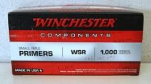 Full Box 1,000 Winchester Small Rifle Primers WSR for Reloading...