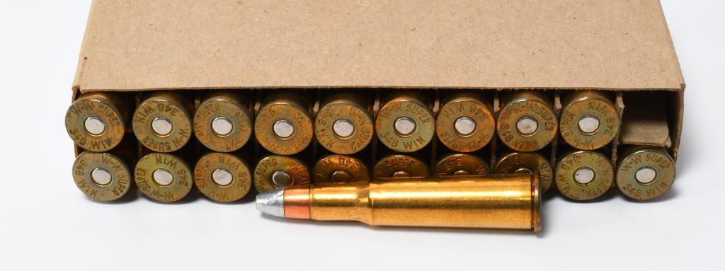 60 Rounds Of Winchester .348 Win Ammunition