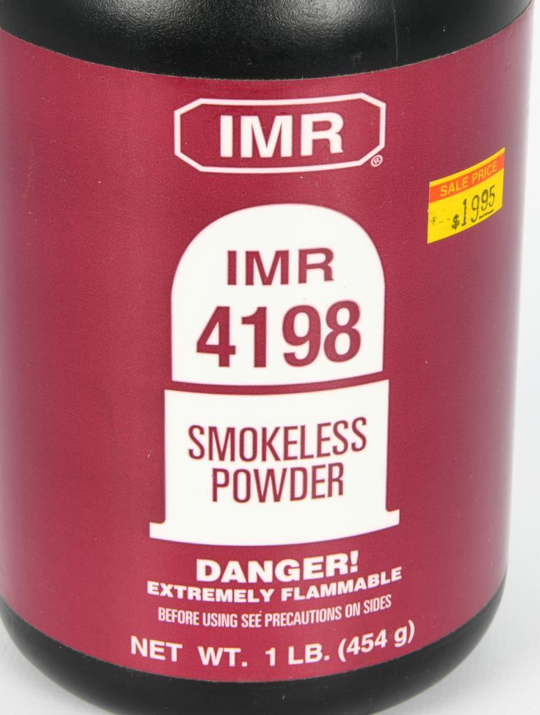 1 LB Bottle Of IMR 4198 Reloading Gun Powder