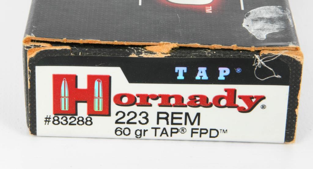 40 Rounds of .223 Ammo 20 are Hornady TAP FPD