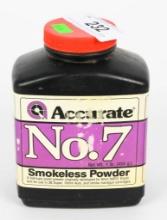 1 LB of Accurate No. 7 Smokeless Powder