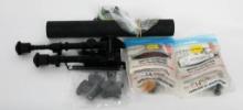 Bipod,& adapters, faux supressor, BJ Front/rear si