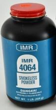 1 LB Bottle Of IMR 4064 Smokeless Gun Powder