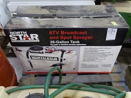 NORTH STAR ATV BROADCAST & SPOT SPRAYER 26 GALLON TANK 12V/2.2 GPM